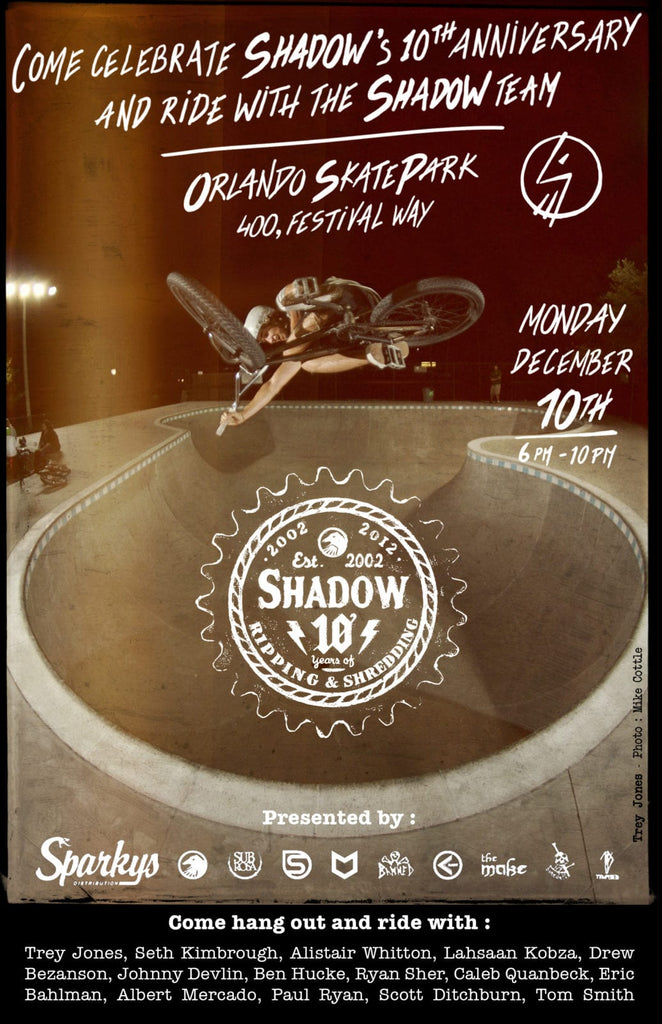 RIDE WITH THE SHADOWS MONDAY DEC. 10TH Mr. Bikes n Boards