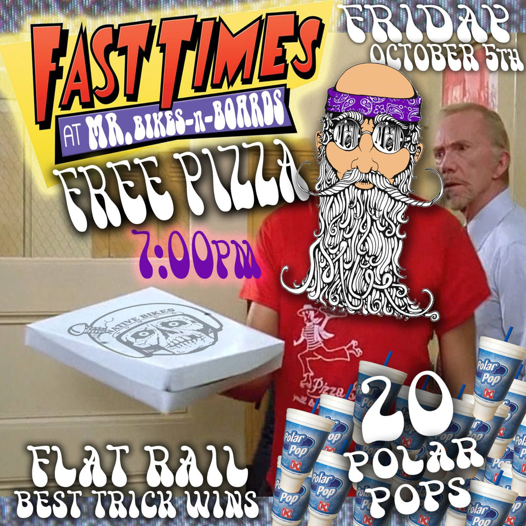 Free Food Friday Mr. Bikes n Boards