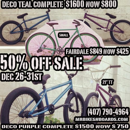 Video Premiere and 50% off sale