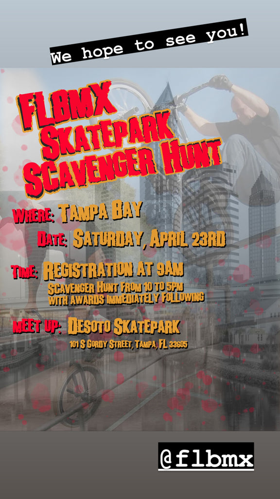 FLBMX SCAVENGER HUNT 2022 Mr. Bikes n Boards