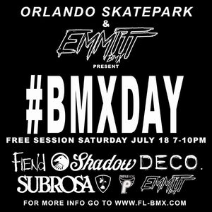 #BIKEDAY Free session at Orlando Skatepark