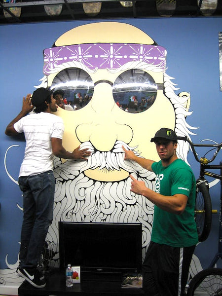 Austin and Spinner at Mr. B's