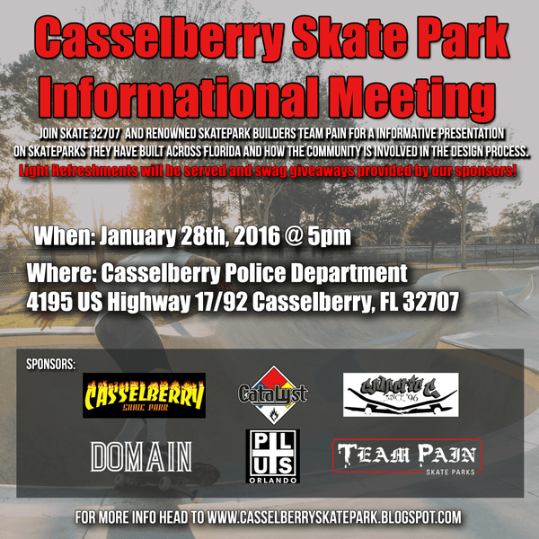 Casselberry Skatepark meeting