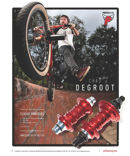Chad DeGroot new Profile Racing ad at Maitland Trannies