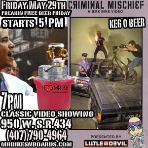 Longwood Street ride and Classic video night