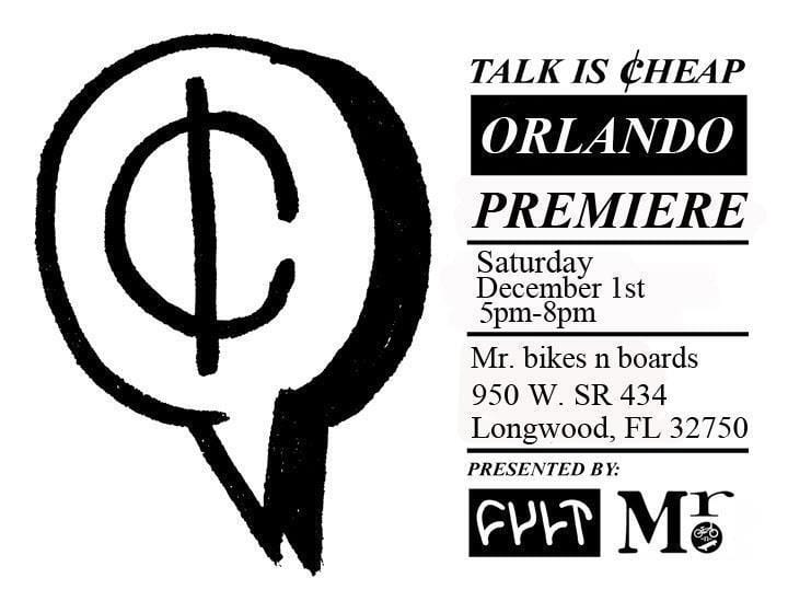 Cult "Talk is Cheap" Video Saturday after 5pm