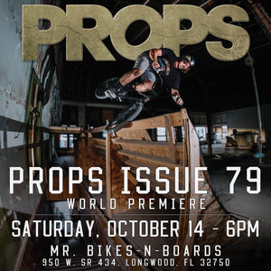 Props Premiere Saturday Oct. 14th 6pm