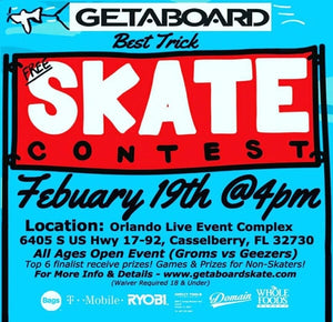 GETABOARD BEST TRICK FEBRUARY 19TH 4PM