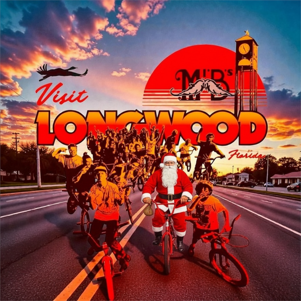 LONGWOOD CRITICAL MASS DECEMBER SANTA RIDE OUT