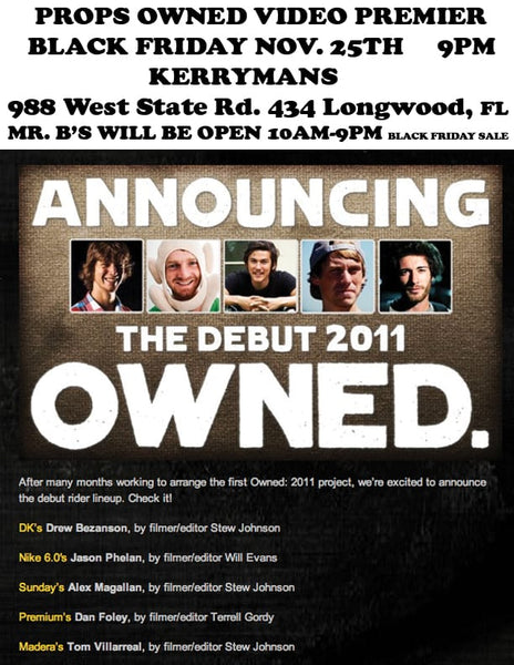 Black Friday Props Owned Video Premier