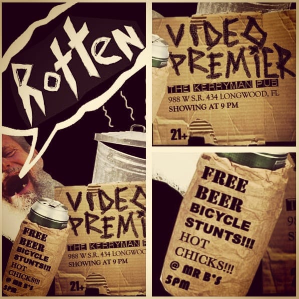 Rotten Video premier and FREE BEER Longwood