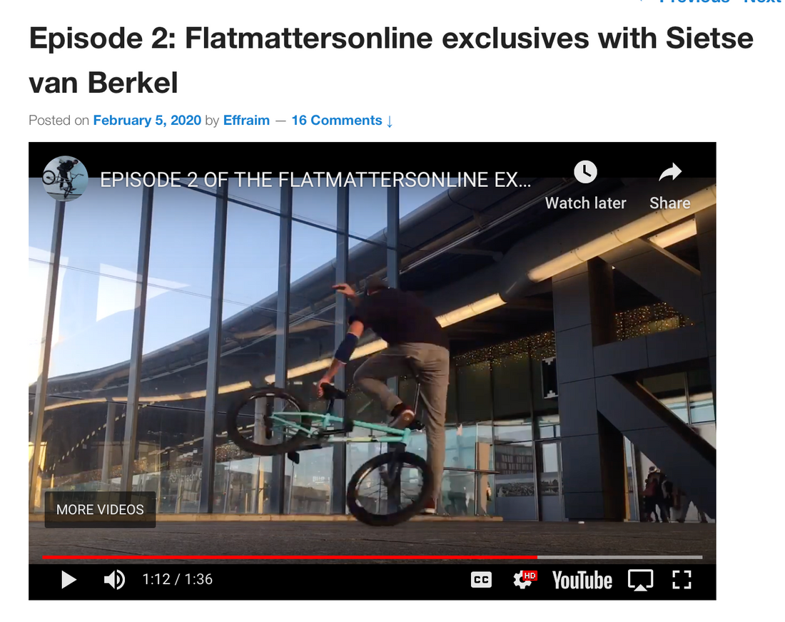 Flatmatters Exclusive with Sietse original trick