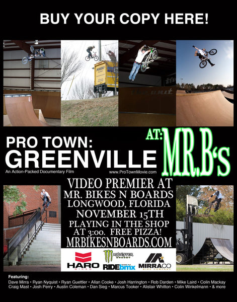 DK FREE pizza/Catfish magic 1pm & ProTown: Greenville DVD Premier Sat. 15th 3pm