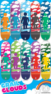 Girl Clouds in stock