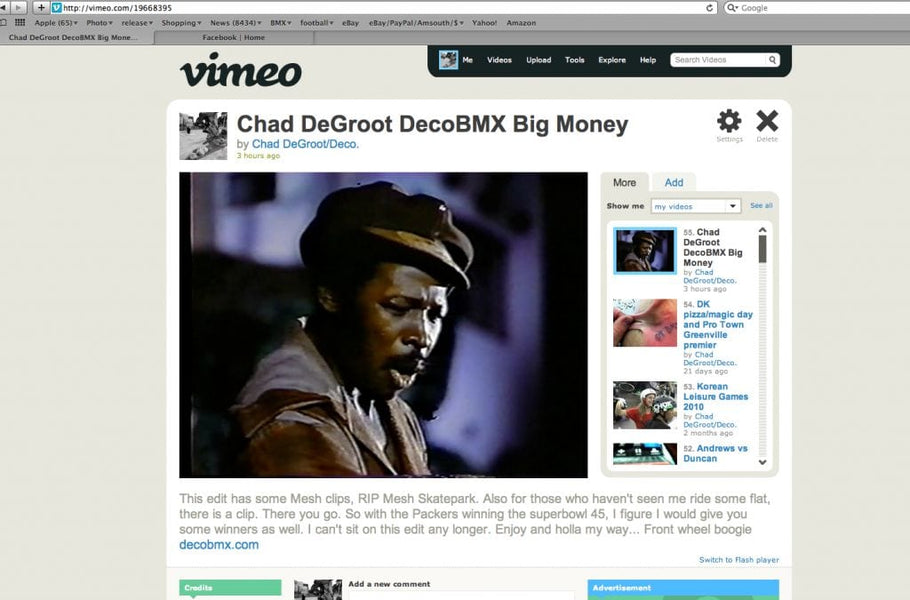Chad DeGroot DecoBMX Big Money