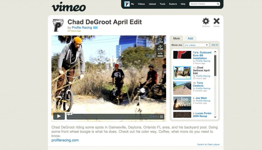 Chad DeGroot April Edit