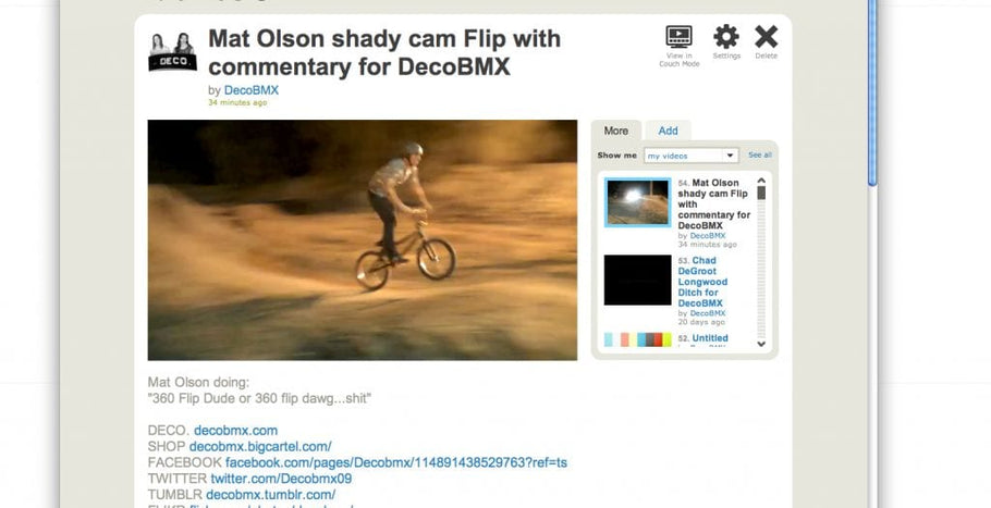 You know when someone is filming you and he makes comments like...