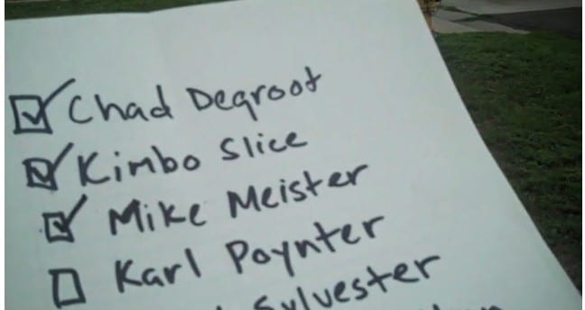 Make a list and check it off