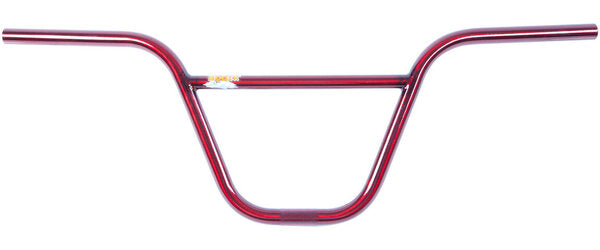 S&M TRANS RED BMX HANDLEBARS