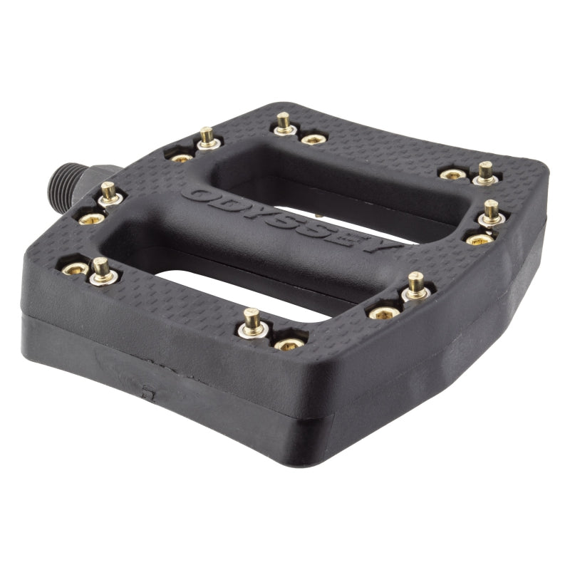 ODYSSEY PC PEDAL METAL PINS BLACK PAIR