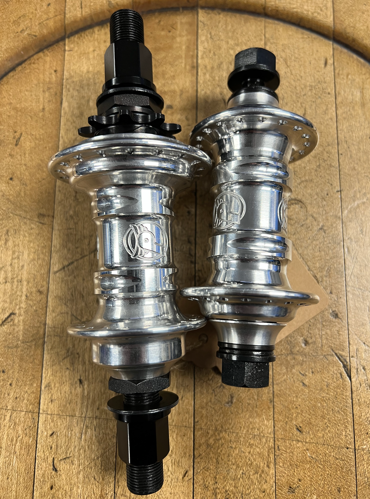 PROFILE RACING POLISHED HUB SET