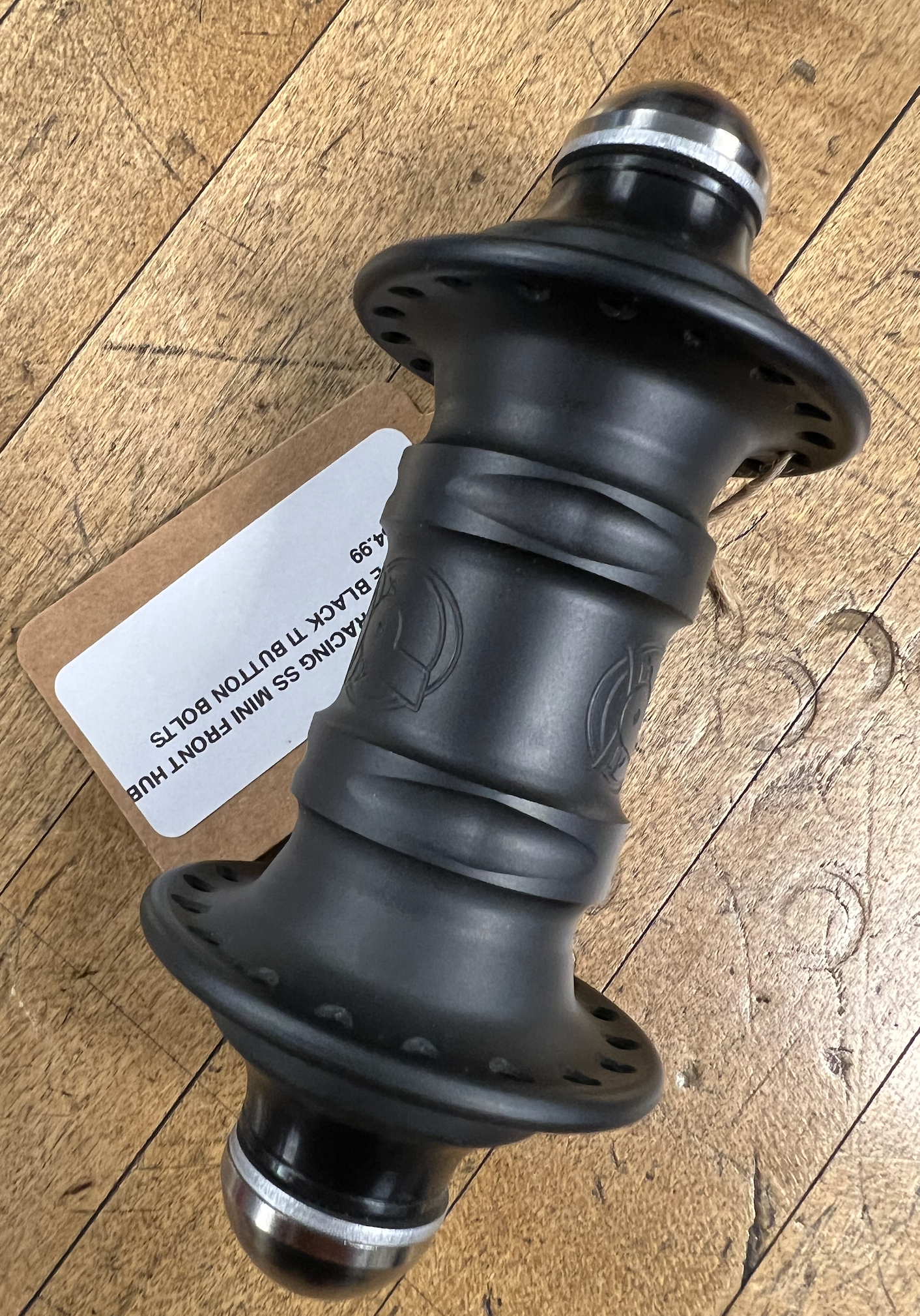 PROFILE RACING SS MINI FRONT HUB MATTE BLACK