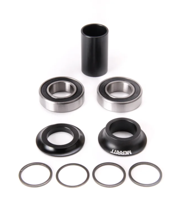 MERRITT BMX BLACK BOTTOM BRACKET KIT