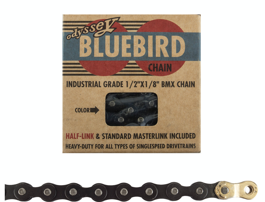 ODYSSEY BLUEBIRD FULL LINK CHAIN ONE MASTER HALFLINK BLACK BMX