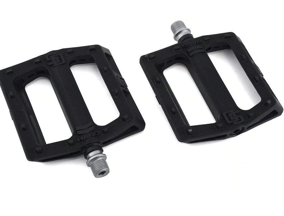 HARO BMX PC PEDALS BLACK PAIR