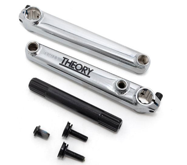 THEORY 8 SPLINE CRANK SET 19MM SPINDLE WITH BOLTS