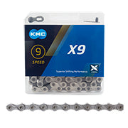 KMC X9 GEARED 9 SPEED CHAIN