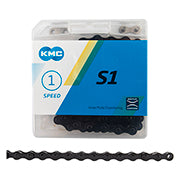 KMC S1 BMX CHAIN BLACK FULL LINK