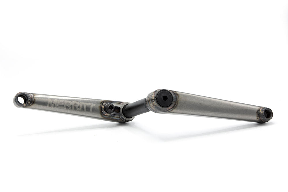 MERRITT CRANK SET RAW BMX