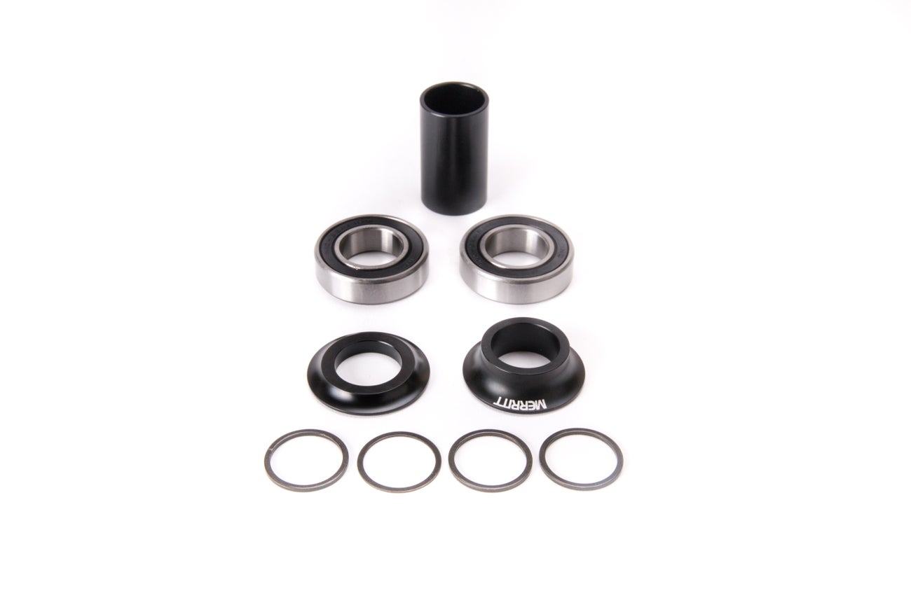 MERRITT BMX BOTTOM BRACKET KIT BLACK 