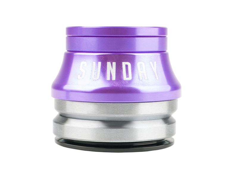 SUNDAY BMX HEADSET PURPLE