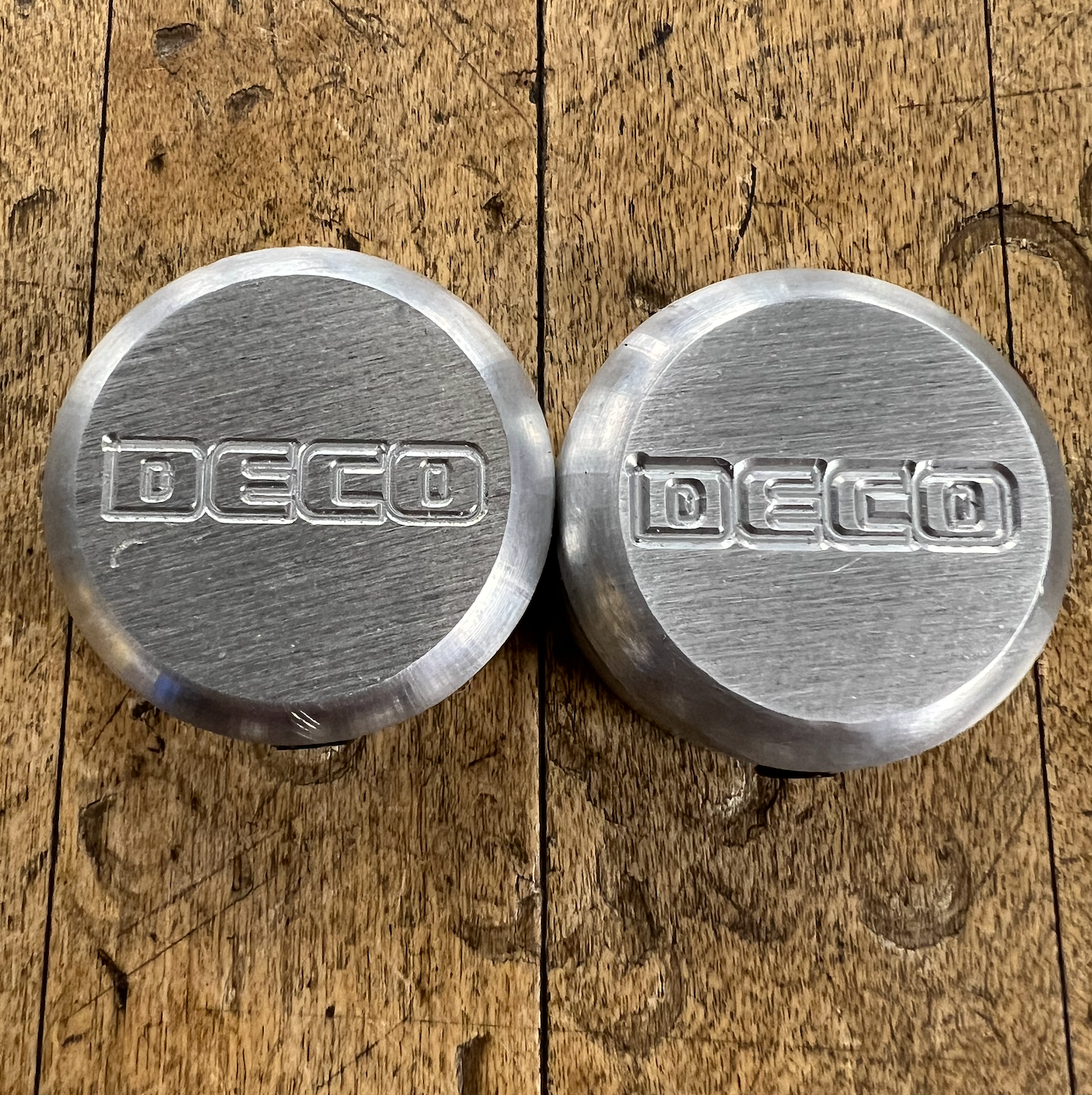 DECO BMX METAL USA BAR ENDS SILVER