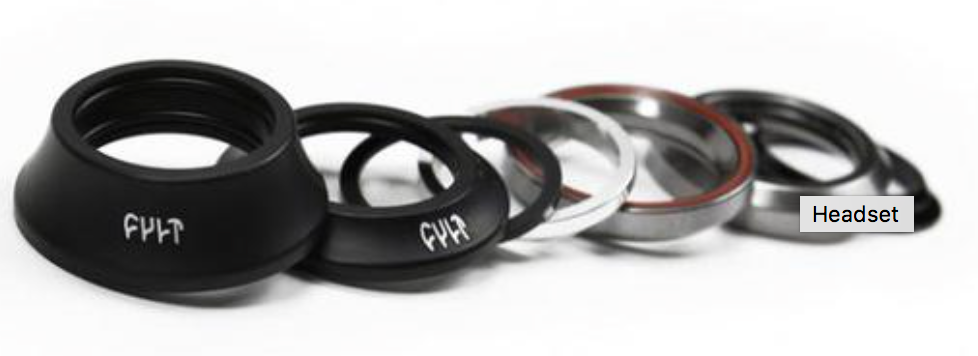 CULT BMX HEADSET BLACK