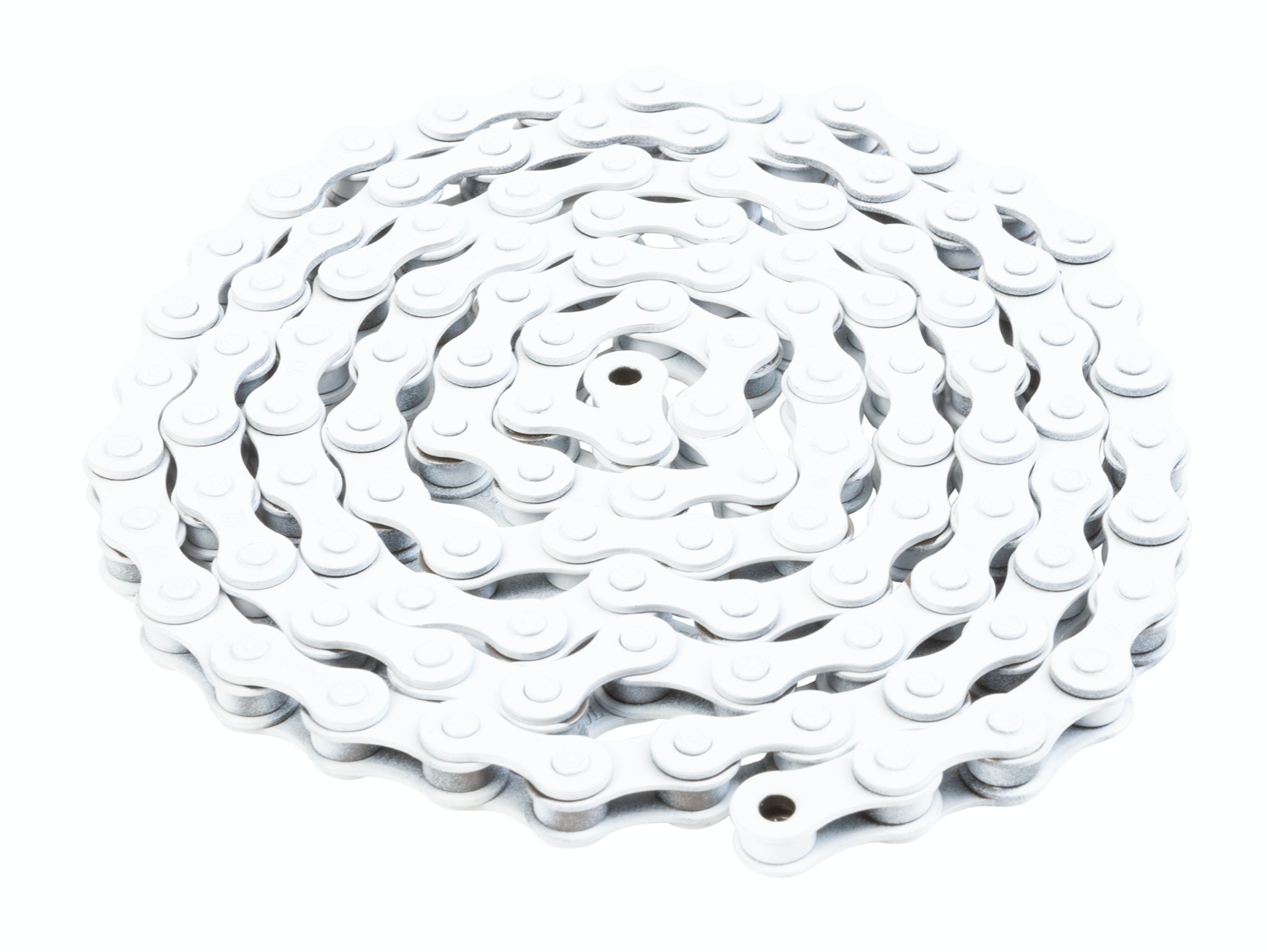 WHITE FULL LINK BMX CHAIN