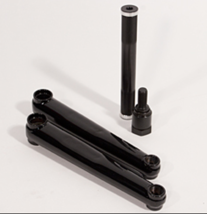 PROFILE RACING CRANK SET BLACK WITH SPINDLE AND CRANK PULLER BMX