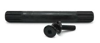 8 SPLINE BMX SPINDLE WITH BOLTS 19MM