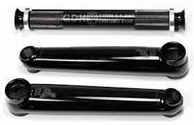 PROFILE RACING 22MM CRANK SET 48 SPLINE BLACK BMX